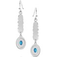 thumbnail image 2 of Montana Silversmiths Women's From The Ground Up Turquoise Earrings Silver One Size, 2 of 2