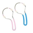 2pcs Spring Facial Hair Remover Women Portable Threading Face Epilator