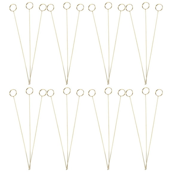 40pcs Floral Pick Card Holder Picture Holders Photo Clip Holder Flower Card Holder Stick