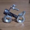 thumbnail image 2 of Minimoto Con Ruedas De Tornillo, Construccin En Acero Inoxidable, Diseo De Ruedas Duraderas, Estilo Retro, Para Adultos, Para Desplazamientos Diarios, Viajes De Oficina, Rendimiento, UKHBMC, 2 of 5