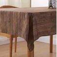 thumbnail image 3 of Nvzi Wood Grain Printed Rectangle Tablecloth-Polyester Dust-Proof Kitchen Dining Table Cloth- Great for Buffet Table, Parties, Holiday Dinner, Wedding & More (55.11 x 78.74 inch ( 140 x 200 cm)), 3 of 5