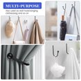thumbnail image 3 of 4Pcs Curtain Holdbacks Curtain Tiebacks Hooks Tie Backs for Curtains Curtain Holders for Wall Curtain Holder Curtain Tie Backs Wall Mount for Living Room, Bedroom and More, 3 of 7