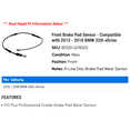 thumbnail image 2 of Front Brake Pad Sensor - Compatible with 2013 - 2018 BMW 320i xDrive 2014 2015 2016 2017, 2 of 2