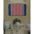 thumbnail image 3 of Independence Day American Outdoor TV Cover 40 to 43 Inch Weatherproof, Red White Stripes Grain 600D Oxford TV Covers with Waterproof Zipper, Outside Flat TV Screen Protector Size 40"W x 25"H x 4.5"D, 3 of 7