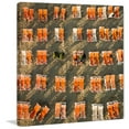 thumbnail image 2 of Marmont Hill "Orange Beach Chairs" by Karolis Janulis Painting Print on Wrapped Canvas, 2 of 5