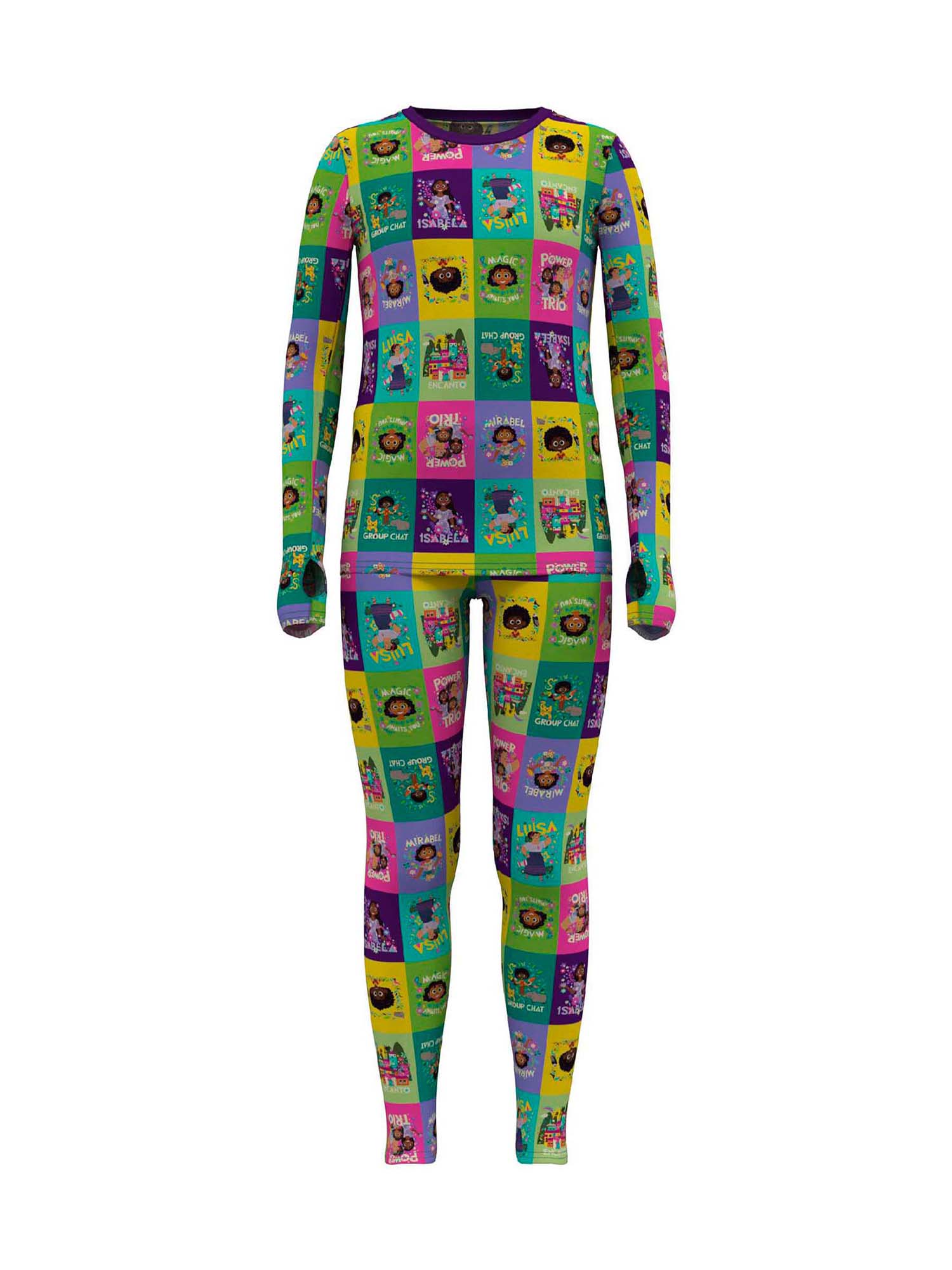 Climateright By Cuddl Duds Encanto Girls Thermal Set, Sizes XS-M