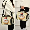 thumbnail image 5 of Christmas Cute Doughnut Insulated Lunch Bag Portable Cooler Bag Mommy Bag Large Capacity 6L, 5 of 9
