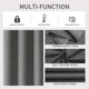 thumbnail image 4 of Cortinas Joydeco 2 Paneles Gris Oscuro 132x274 cm 100% Opacas, 4 of 8