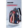 thumbnail image 3 of Shark Teens Backpacks Fashion Schoolbag Casual Waterproof Travel USB Laptop Backpack (Style 4), 3 of 14