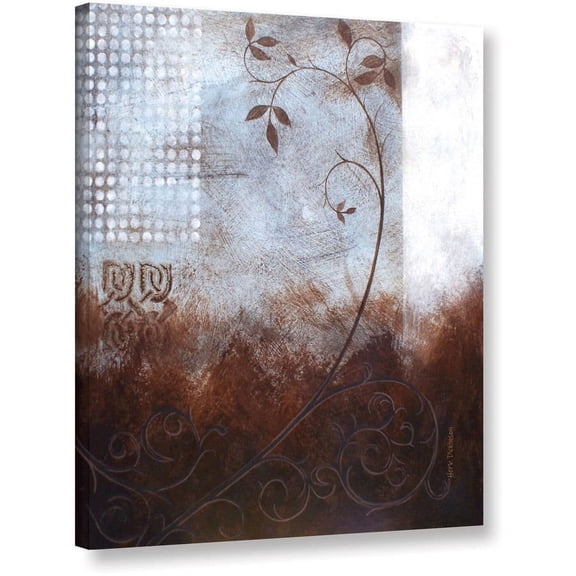 ArtWall Herb Dickinson "Splashy Umber II" Gallery-wrapped Canvas