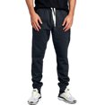 thumbnail image 1 of PROGO USA Men's Casual Jogger Sweatpants Basic Fleece Marled Jogger Pant Elastic Waist (Large, Charcoal (Slanted Pocket)), 1 of 5