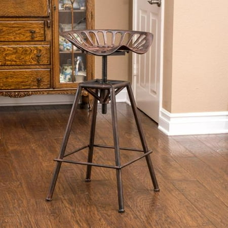 Christopher Knight Home Chapman Iron Saddle Copper Barstool By Christopher Knight Home Chapman Iron Saddle Copper Barstool By