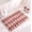 Caramel and Pink, variant on Checkered Bath Mat 24x16 Inch Cute Tufted Bathroom Rug Soft Absorbent Non-Slip Washable Microfiber for Tub Shower Apartment Dorm Decor(Caramel and )