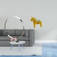 thumbnail image 2 of Elegante Organizador De Botellero De Metal Con Escultura De Caballo Dala Sueco, Soporte De Exhibición De Botellas único Y Figura De Animal Dalecarliano Para Decoración Del Hogar., 2 of 8