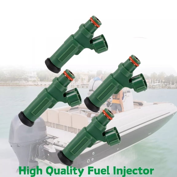 4PCS Fuel Injector New Version For Yamaha Outboard F150 150HP 63P-13761-01-00