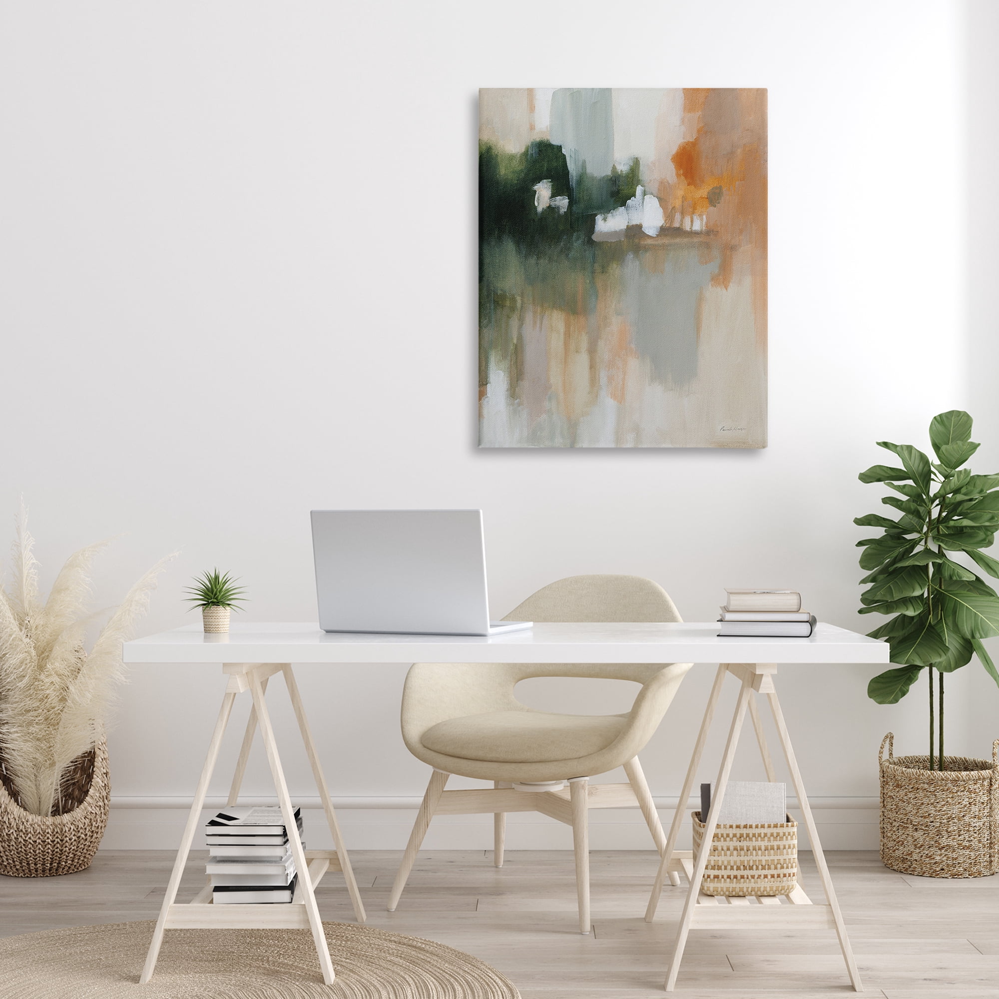Stupell Industries Forest Secrets Abstraction Abstract Painting Gallery Wrapped Canvas Art Print Wall Art, 30 x 40