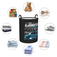 thumbnail image 5 of WARHOOME Collapsible Laundry Hamper with Handles, Waterproof Circular Hamper Japanese Drift Auto Print Dirty Clothes Basket (Medium), 5 of 7