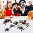 thumbnail image 4 of Halloween Simulation Rubber Spider Toy For The Whole Person Decor Articles Gift, 4 of 5