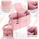 thumbnail image 3 of Bolsa de almacenamiento portátil para vasos de agua tipo bandolera xinyu rosa, 3 of 5