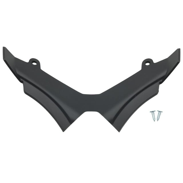 koolsoo Motorcycle ABS Spoiler Protective Guard Front Lower Aerodynamic Winglets Fairing Black