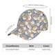 thumbnail image 2 of Fotbe Cute Rabbit Gorro Clásico de Béisbol, Gorra Ajustable con Broche Snapback, Gorro de Exterior de Algodón Suave, 2 of 6