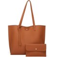 thumbnail image 1 of Bolso de mujer con borlas, bolso de madre, bolso de hombro de gran capacidad, estilo europeo y americano., 1 of 5