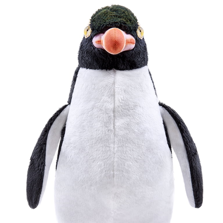 Lifelike Yellow-eyed Penguin Stuffed Animal,Soft Penguin Plush Toy