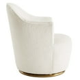 thumbnail image 2 of Nora Boucle Upholstered Swivel Chair, 2 of 7
