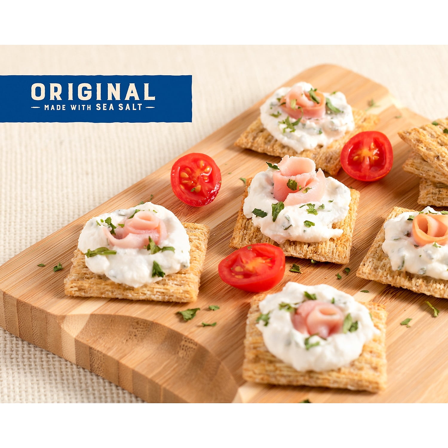 Triscuit Original Whole Grain Wheat Vegan Crackers, 4 pk./8.5 oz.