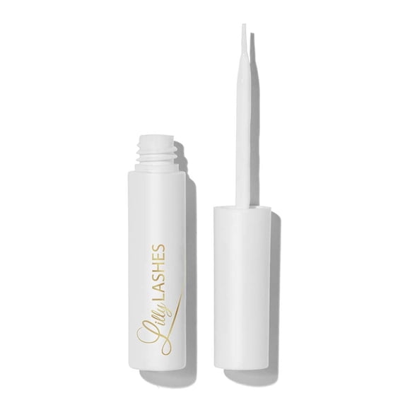 Pegamento transparente para pestañas Lilly Lashes, aplicación con brocha, sin látex