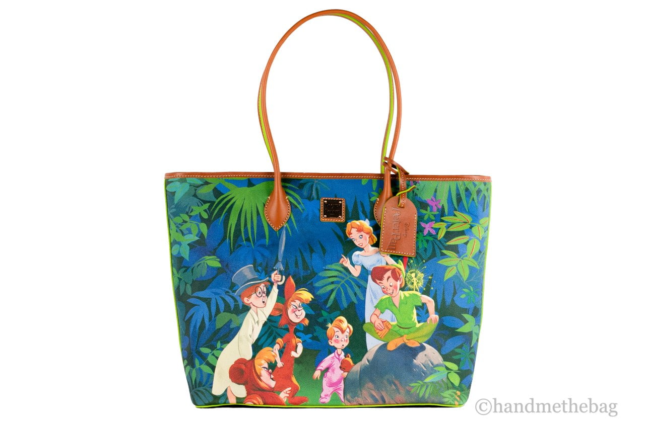 Dooney & Bourke Disney Peter Pan Tinker Bell Storybook Large Tote