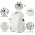 thumbnail image 5 of Forest Myth Travel Laptop Backpack, Water Resistant Lightweight Carry On Backpack for School, Travel and Everyday Use,Small Size,Black, 5 of 6