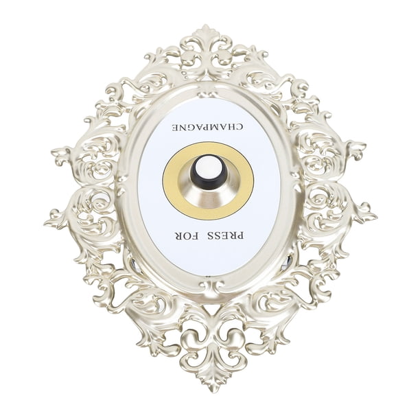 Timbre De Puerta, Elegante Timbre Decorativo De Champán Retro Para Lugares De Eventos En El Hotel En Casa