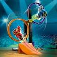 thumbnail image 5 of LEGO City Stuntz Spinning Stunt Challenge 60360 - 1 or 2 Player Tournaments with Flywheel-Powered Motorcycle Toys, Features 2 Minifigures and Ramps, Fun Gift Set Idea for Boys, Girls, or Kids Ages 6+, 5 of 8