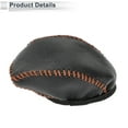 thumbnail image 4 of Unique Bargains Gear Shift Knob Cover for Toyota RAV4 2019-2024 Anti-Slip Black Brown Stick Shifting Handle Protector Faux Leather 1 Pc, 4 of 6