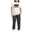 thumbnail image 5 of CafePress - Pray For Ukraine Sweatshirt, Stand With Uk Pajamas - Women's Short Sleeve Print T-Shirt and Pants Light Cotton Pajama Set, 5 of 7