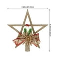thumbnail image 2 of COMPUKAS Banquet Treetop Star 1Pack Multi Color Plastic For Christmas Tree Decoration And Festive Atmosphere, 2 of 8