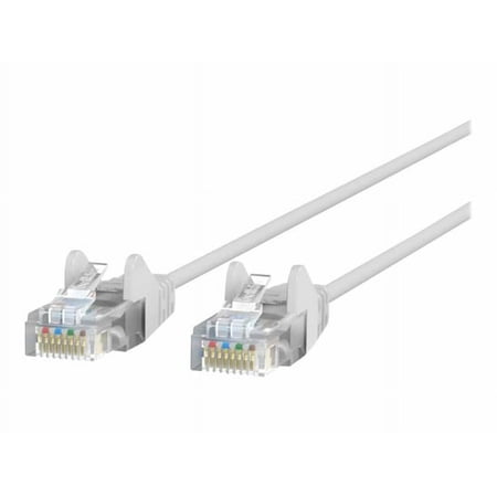UPC: 0745883806188 | Belkin Components CE001B05-WHT-S 5 ft. Cat6 Slim 28AWG Cable  White
