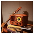 thumbnail image 4 of Original II Professional Collection-Grade Retro Handmade Wooden Bluetooth Speaker With FM / AM Radio ,High Sound, 4 of 4