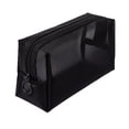 thumbnail image 2 of Travelwant Mesh Cosmetic Bag Mesh Makeup Bags Mesh Zipper Pouch for Offices Travel Accessories (Black), 2 of 9