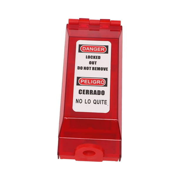 Lockout Tagout Locks, Universal Lockout With Transparent Wall Switch