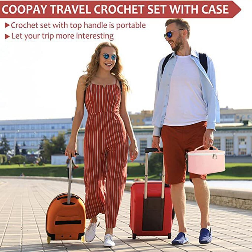Crochet Hooks Accessories Tools for Adults Crochet Hooks Set Crochet Kits for Beginner Knitting Tool Kits with Case