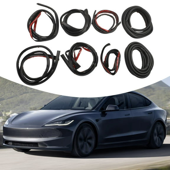Weatherproof Sound Insulation For Tesla For Model 3 Custom Fit Sealing Strip