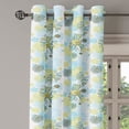 thumbnail image 3 of Ambesonne Summer Grommet Curtain, Chamomiles Wild Flower, 50" x 54", Pale Green Dark Green, 3 of 6