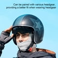 thumbnail image 3 of Mdesiwst Bike Headgear Windproof Breathable Soft Quick Dry Good Elasticity Protective Head And Face Comfortable Touch Motorcycle Helmet Liner Riding Accessory, 3 of 7