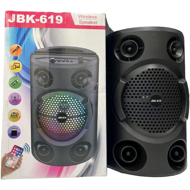 SOUND HIT! Wireless Portable Speaker with Powerful Stereo Sound, Deep Bass, Bluetooth, USB, SD