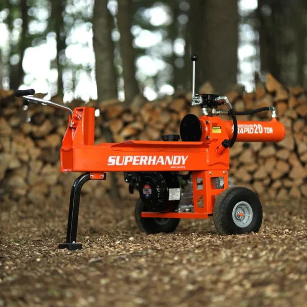 SuperHandy 20 Ton Gas Log Splitter - 7HP 209CC, 20