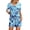 Blue Stars, variant on Pajamas Sets for Women 2 Piece Lounge Set Short Sleeve Tops and Shorts Soft Pj Set Sleepwear Loungewear