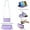 Purple, variant on TECH CIRCLE for Moto G Power 5G Case 6.7" 2024 Release, Classic Flip Wallet Case with Card Slots & Cash Pocket & Zipper Pocket, PU Leather Protective Fold Cover with Shoulder Strap & Lanyard, Purple