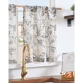 thumbnail image 2 of Cortinas de lino jinchan para cocina 61x61 cm con diseño floral vintage, 2 of 8